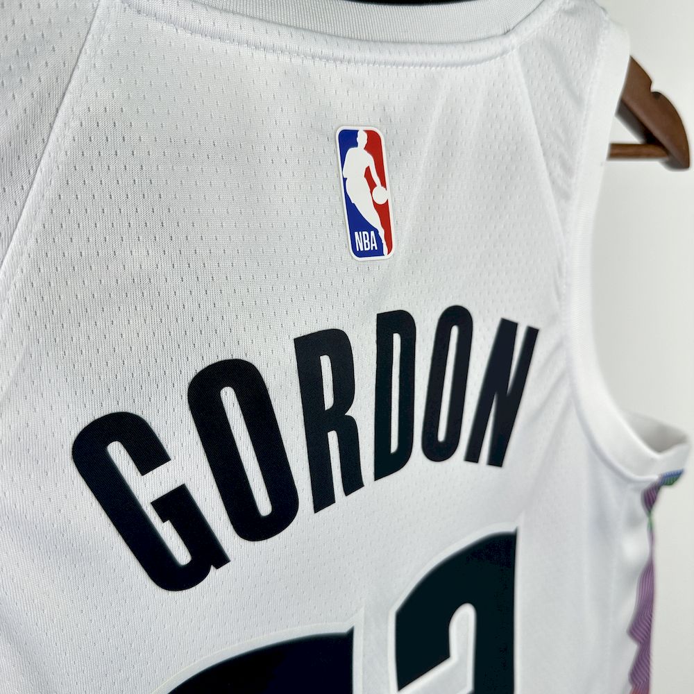 Denver Nuggets 2024/25 City Edition Cor Branca GORDON#32