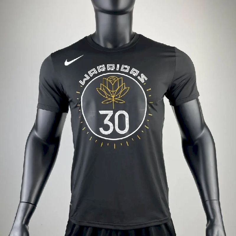 Camiseta preta masculina Stephen Curry Team