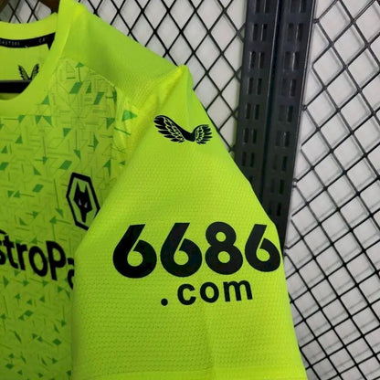 Camisa de goleiro Wolves 2023/24