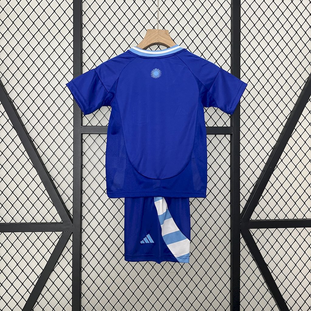 Uniforme reserva infantil da Argentina 2024/25
