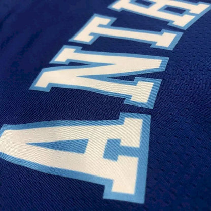 Camisa Carmelo Anthony 2021 Azul Masculina Versão Jogador – Edição Clássica