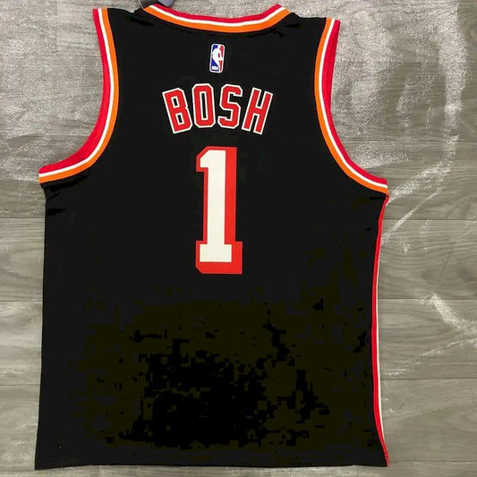 Camisa masculina Chris Bosh Black Classics Swingman Player Version
