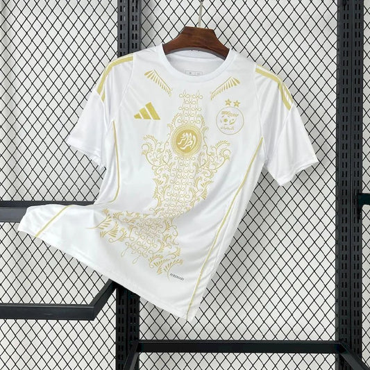 Camisa Karakou Ouro Branco da Argélia 2024/25