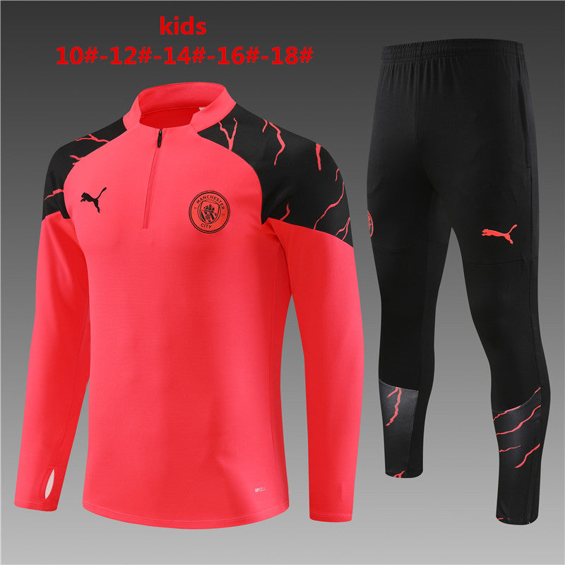 Suéter e calça infantil Manchester City 2023/24 com zíper 14001