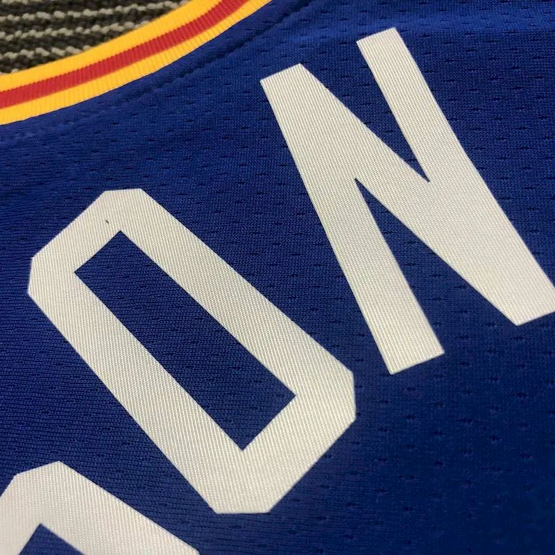 Camisa azul masculina Klay Thompson Team – Edição Clássica do 75º aniversário
