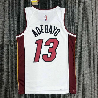 Camisa Bam Adebayo Branca Masculina – Edição de 75º Aniversário