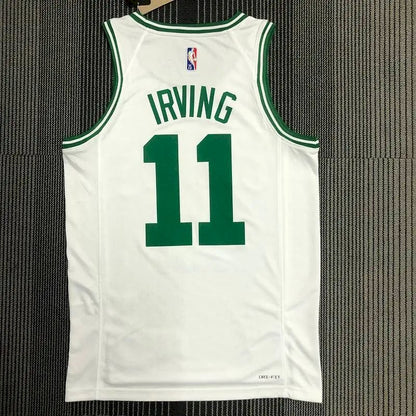 Camisa masculina Kyrie Irving branca do time – Edição de 75º aniversário