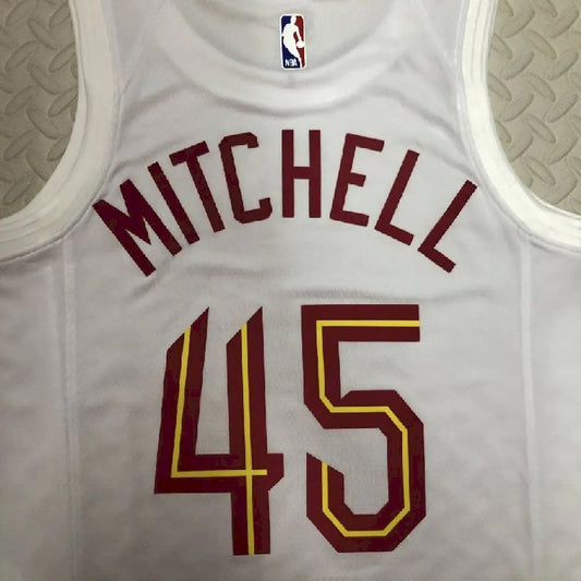 Men’s Donovan Mitchell White Home Team Jersey