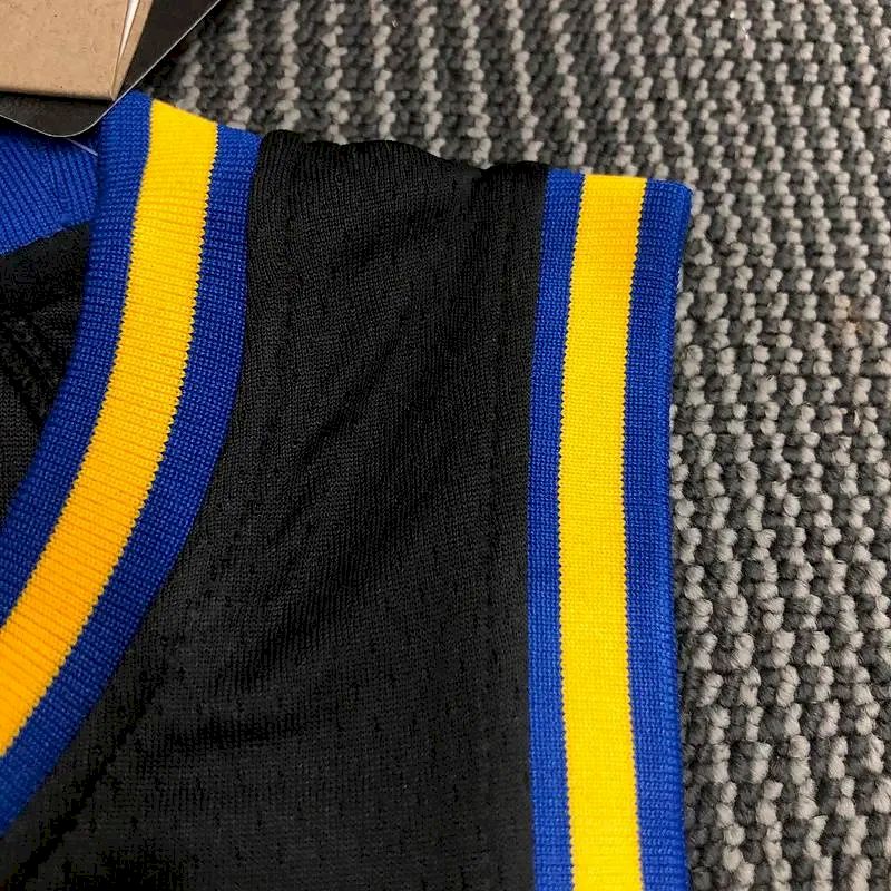Men’s Jordan Poole Black Team Jersey – 75th Anniversary City Edition