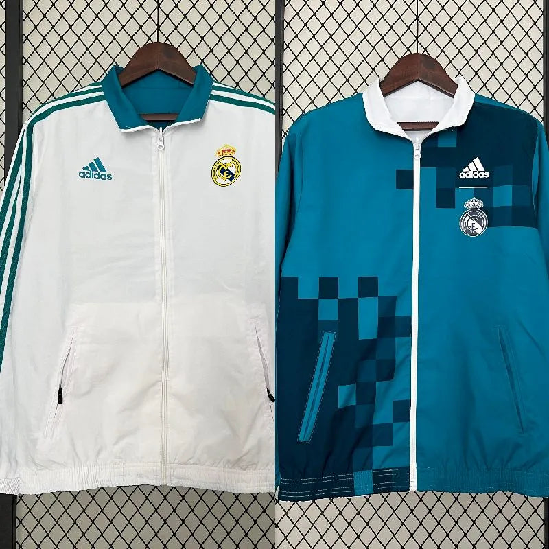 Corta-vento dupla face Real Madrid 2024-25