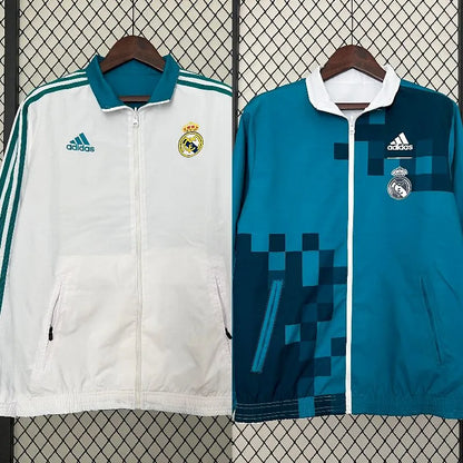 Corta-vento dupla face Real Madrid 2024-25
