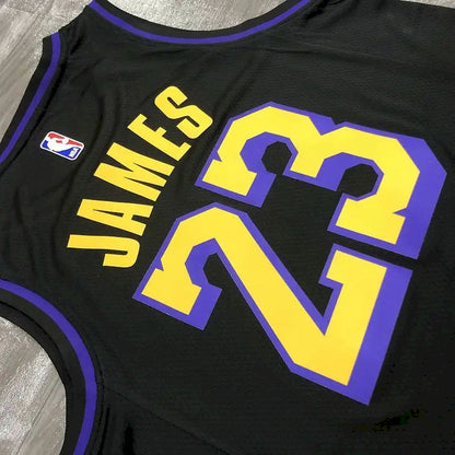 Camisa LeBron James 2020-21 Preta Swingman Versão Jogador Masculina – Noche Latina