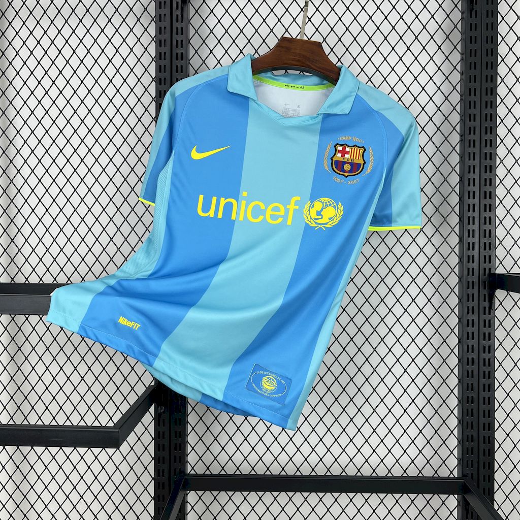 Camisa retrô alternativa do Barcelona 2007/08