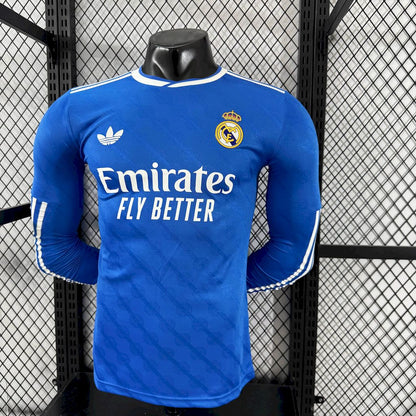 Real Madrid 2025/26 Third Long Sleeves Jersey Player Version
