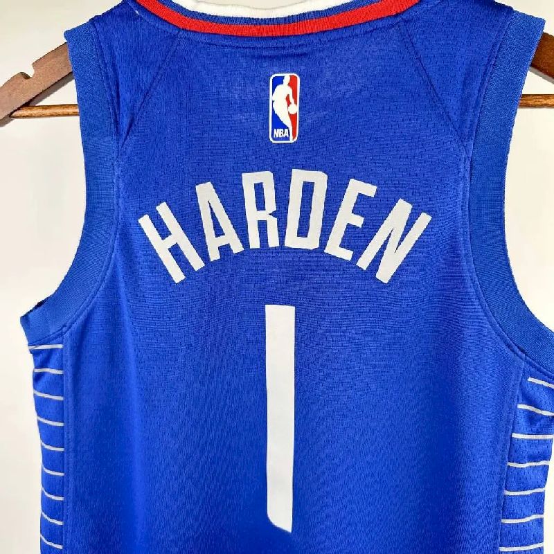 Camisa azul do time juvenil James Harden