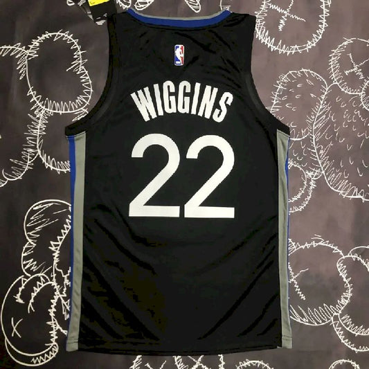 Camisa preta masculina Andrew Wiggins Team