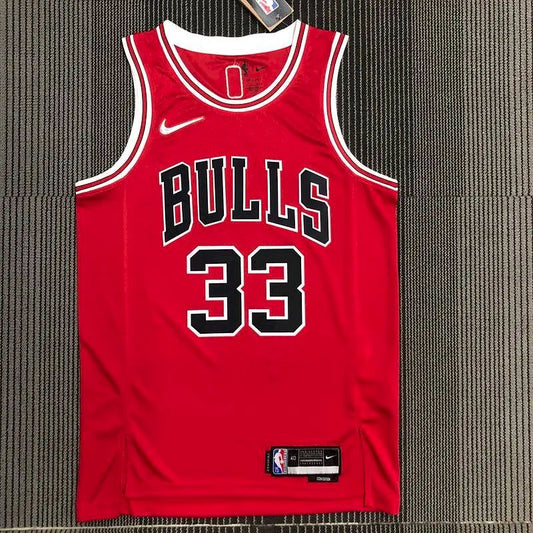 Camisa vermelha masculina Scottie Pippen Team – Edição de 75º aniversário
