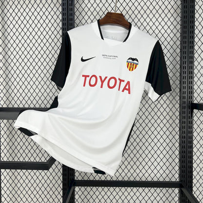 Camisa retrô do Valencia CF para a final da Copa UEFA 2003/2004