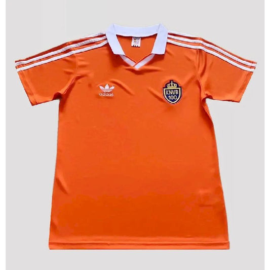 Camisa comemorativa retrô dos 100 anos da Holanda, 1988