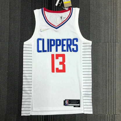 Camisa Paul George White Masculina – Edição de 75º Aniversário