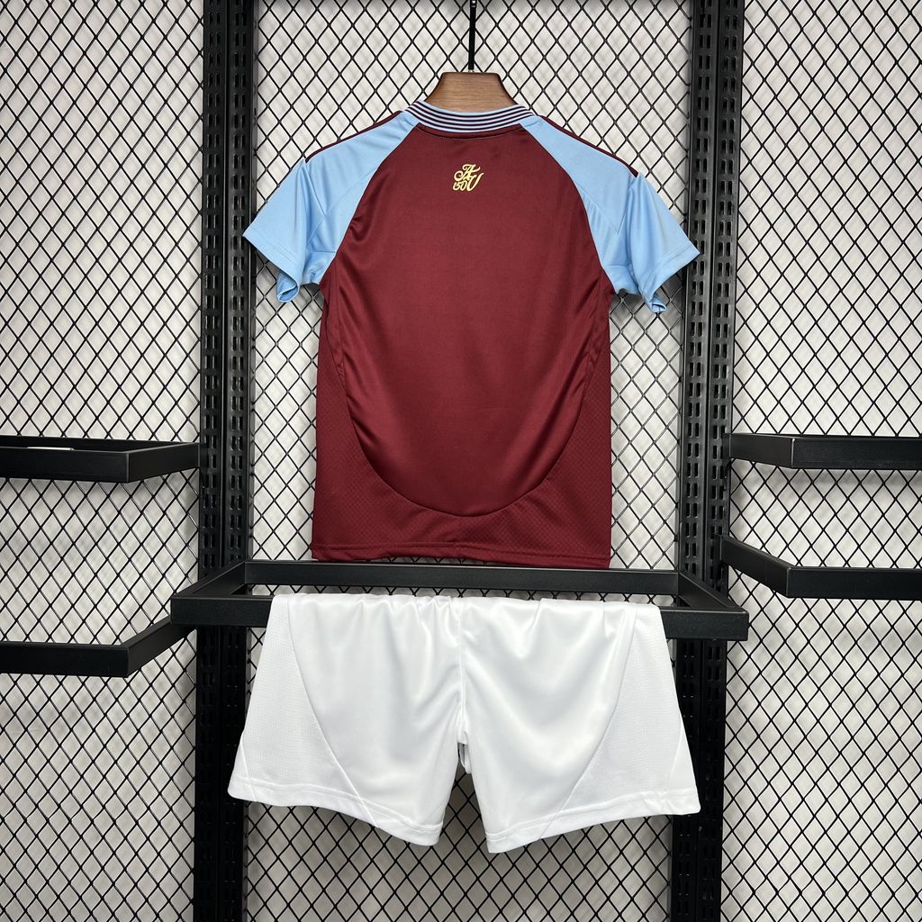 Kids Aston Villa 2024/25 Home Kit