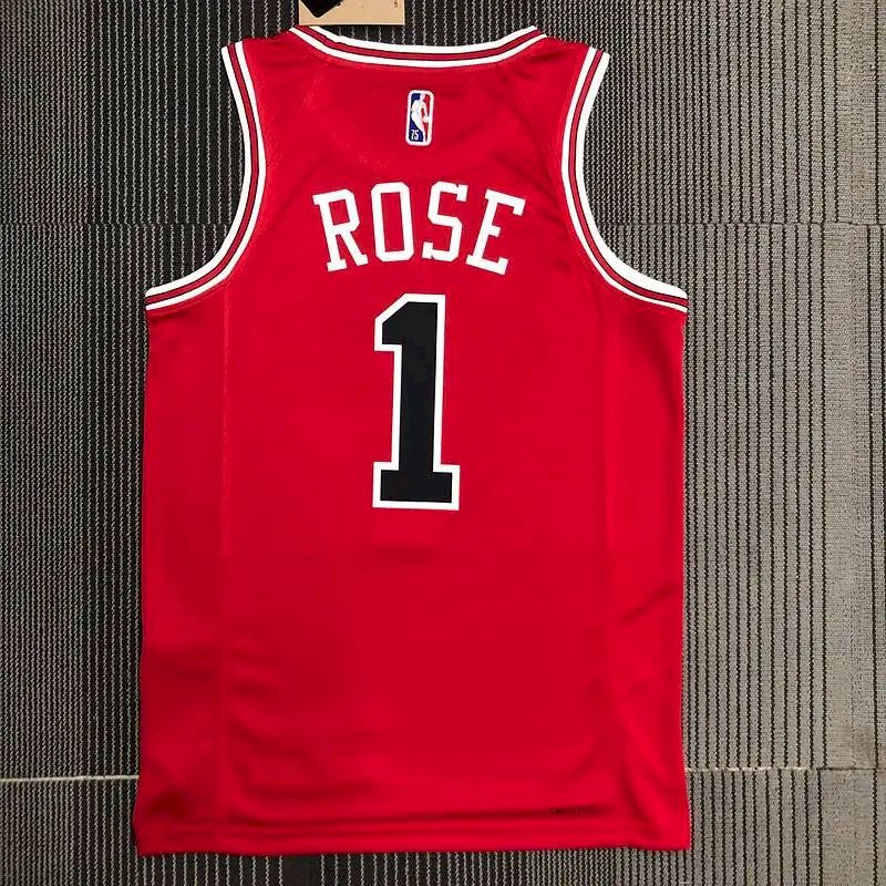 Camisa Derrick Rose Vermelha Masculina – Edição de 75º Aniversário