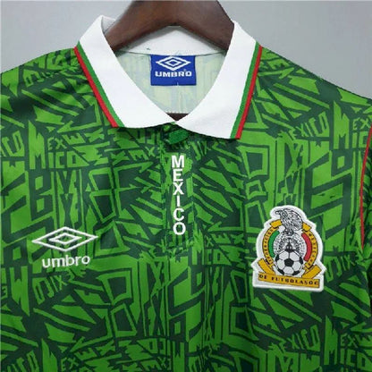 Camisa retrô da seleção do México para a Copa do Mundo de 1994