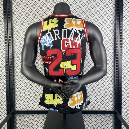 Camisa masculina M&amp;N 1997/98 Michael Jordan retrô
