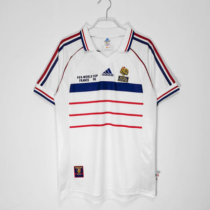 Camisa reserva retrô da França para a Copa do Mundo de 1998