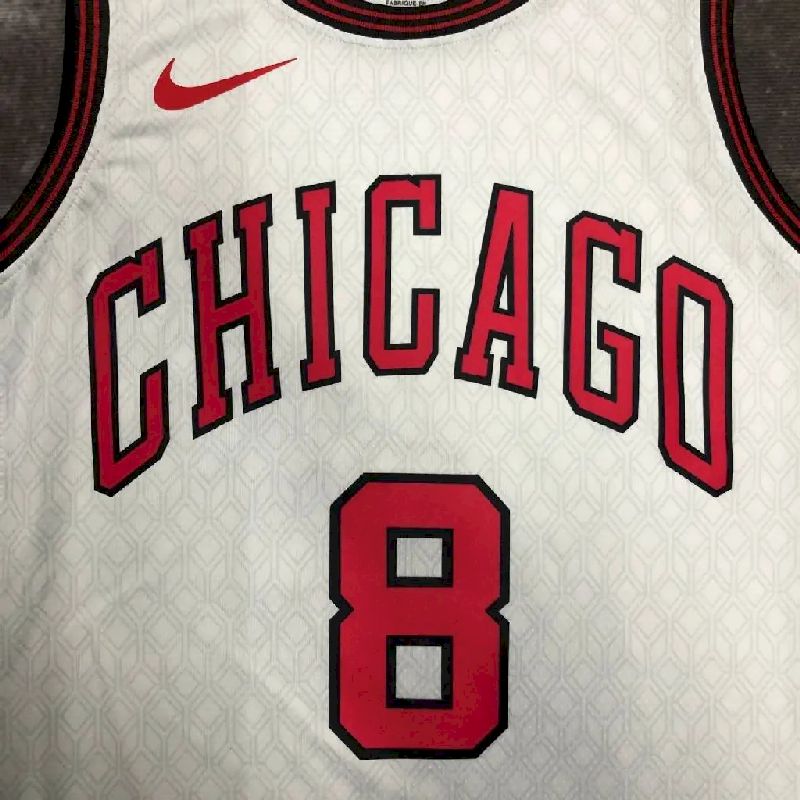 Camisa Zach LaVine Branca Masculina – Edição Cidade