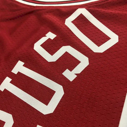 Camisa vermelha masculina Alex Caruso Team – Edição de 75º aniversário