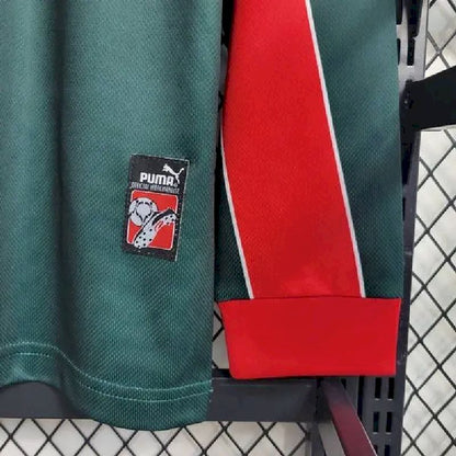 Camisa retrô de manga comprida da seleção principal do Marrocos 1998