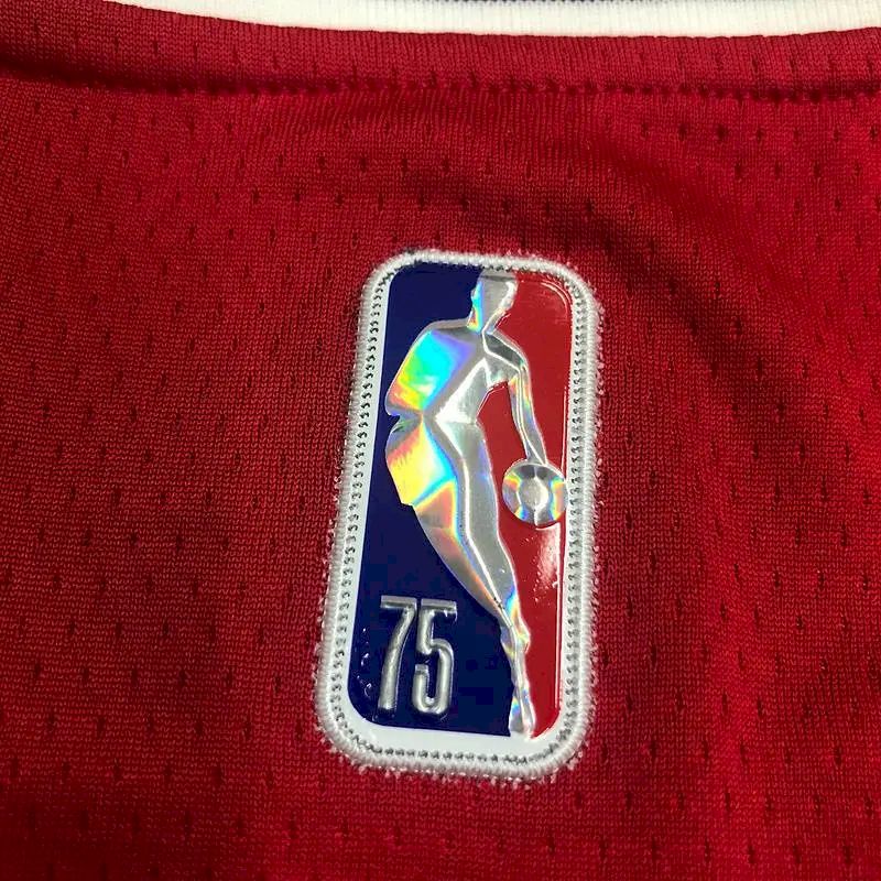 Camisa vermelha masculina Zach LaVine Team – Edição de 75º aniversário
