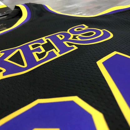 Camisa masculina Kobe Bryant 2020-21 preta versão Swingman Player - Edição Earned