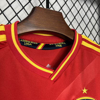 Camisa e shorts retrô infantil da Espanha 2012