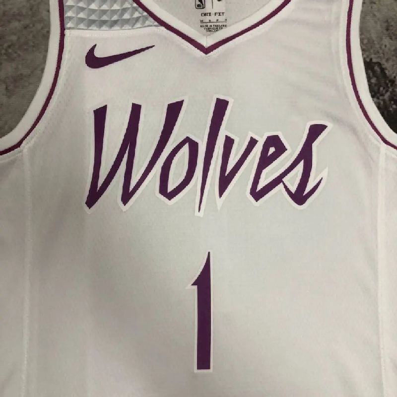 Camisa branca masculina Anthony Edwards Team