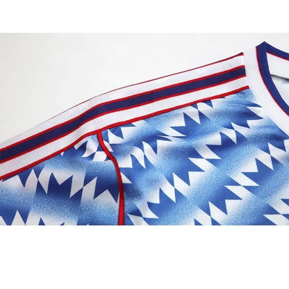 Camisa retrô de mangas compridas reserva do Manchester United 1990/92