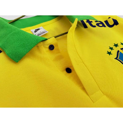 Camisa Polo Amarela Brasil 2022/23 para a Temporada