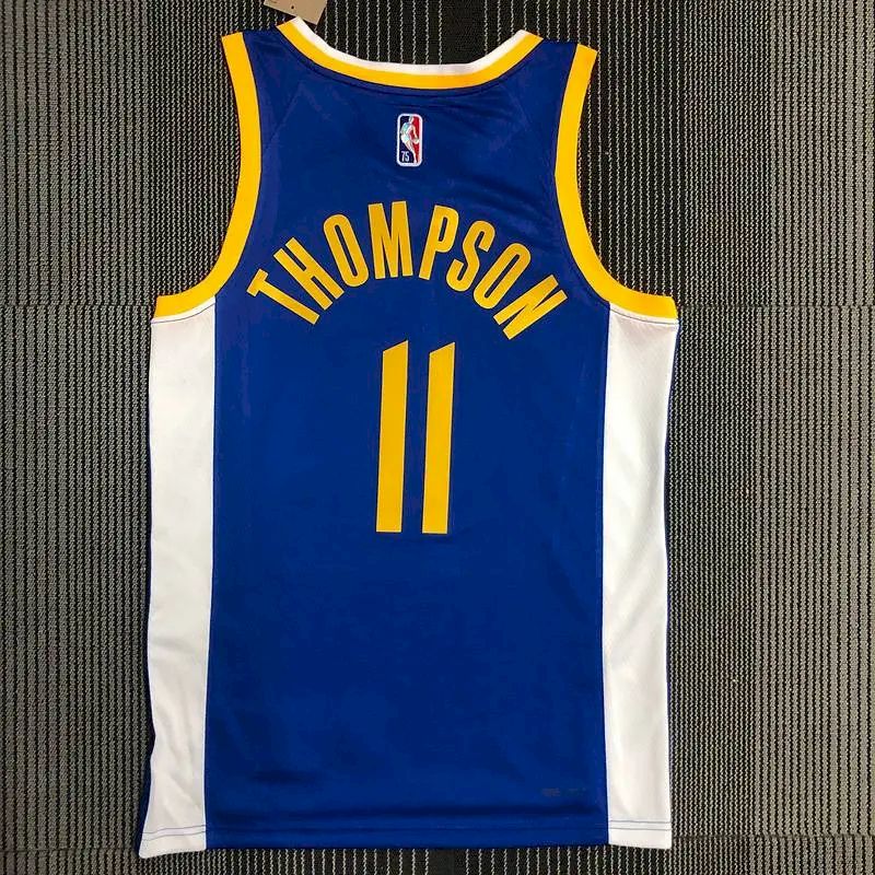 Camisa azul masculina do time Klay Thompson – Edição de 75º aniversário