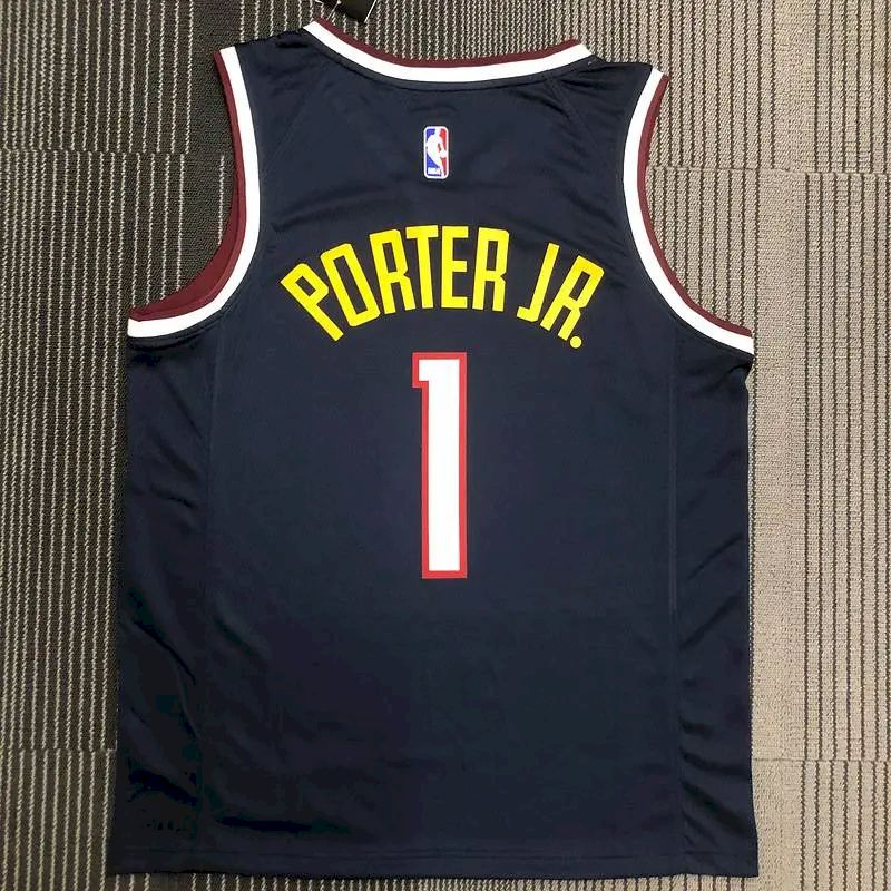 Camisa Michael Porter Jr. Preta Swingman Player Version Masculina – Edição Ícone