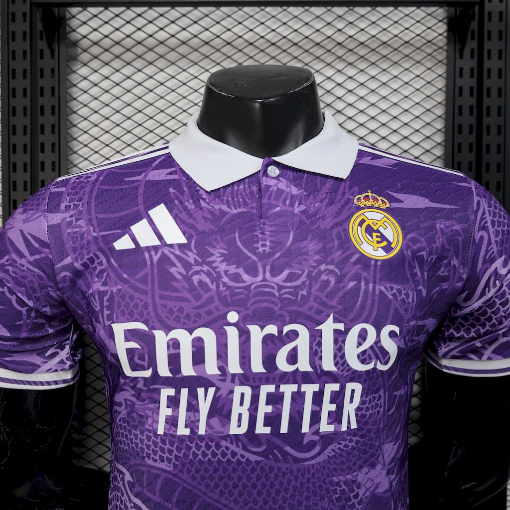 Camisa Real Madrid Edição Especial Roxa 2025/26 Versão Jogador