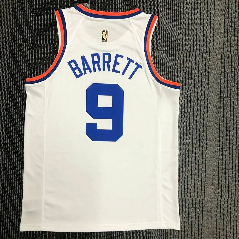 RJ Barrett Men’s White 2021-22 75th Anniversary Jersey – Classic Edition