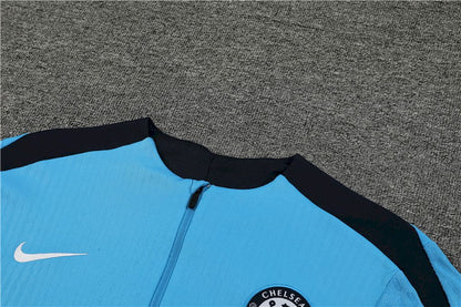 Suéter e calça Chelsea 2024/25 com zíper e meio zíper 14001