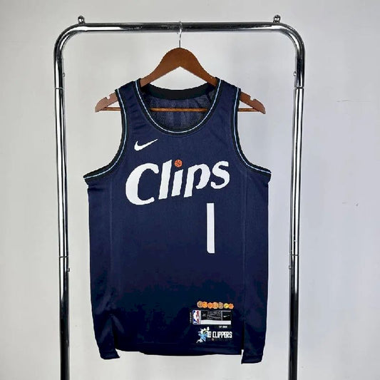 Men’s 2024 James harden Blue Team Jersey – City Edition