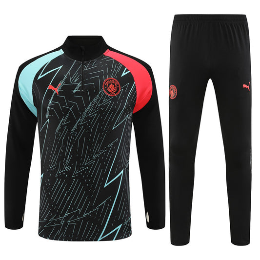 Suéter e calça Manchester City 2023/24 com zíper e meio zíper 14001