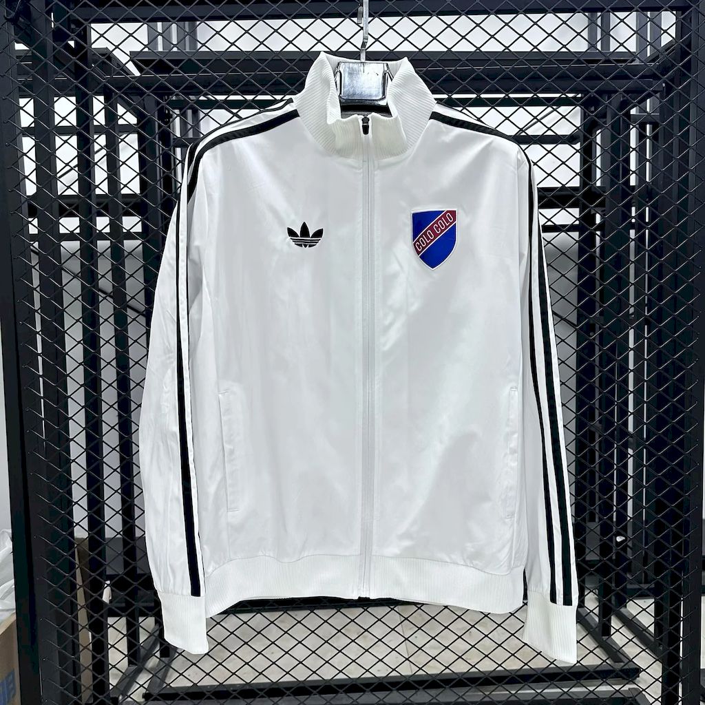 Colo Colo Jaqueta Corta-vento Branca Aniversário 2025/26
