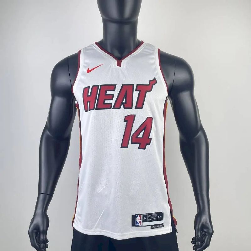 Camisa masculina Tyler Herro branca da equipe