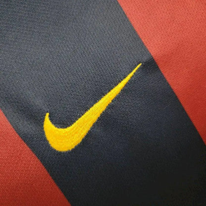 Camisa e shorts retrô infantil do Barcelona 2014/15