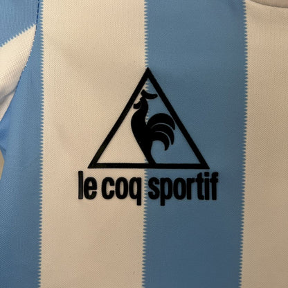 Argentina 1986 Home Kids Retro Jersey And Shorts