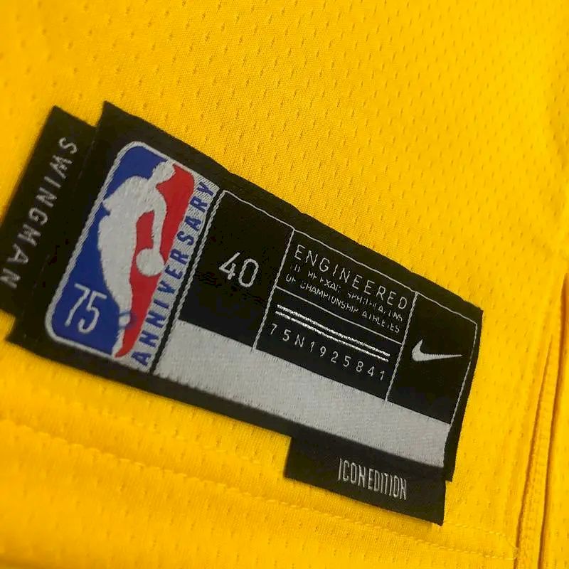 Camisa amarela masculina Anthony Davis – Edição de 75º aniversário
